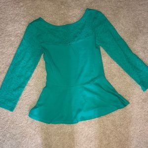 Xs Express peplum top.